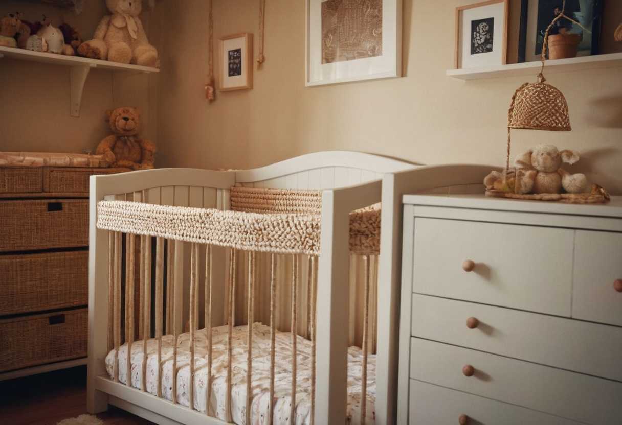 Les avantages des tours de lit tressés dans la préparation du nid douillet de votre enfant